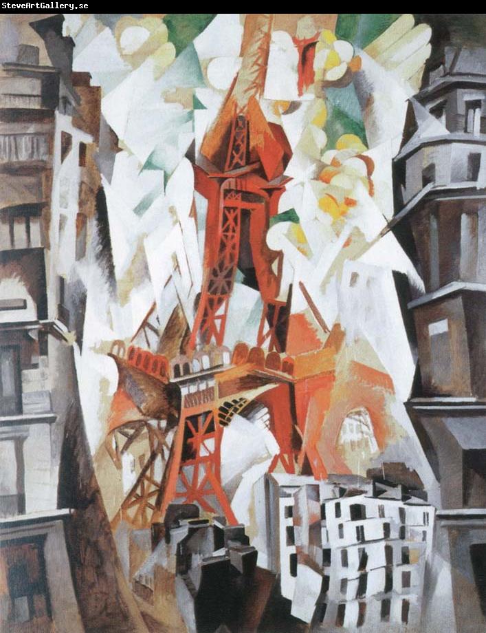 robert delaunay champs de mars la tour rouge